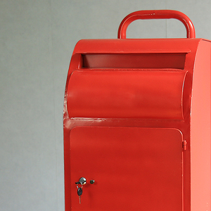 Boîte aux lettres décorative compacte pour l'extérieur, boîte aux lettres de bureau moderne murale avec couvercle verrouillable - Product Image 4