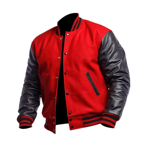 Veste universitaire de qualité supérieure de style High Street pour hommes, teinte unie, vêtements d'hiver à un prix abordable - Product Image 2