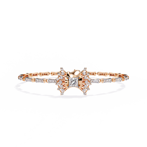 Pulsera de Diamantes Cultivados en Laboratorio de Oro de 18K, Hermosas Pulseras y Brazaletes de Diamantes - Product Image 5