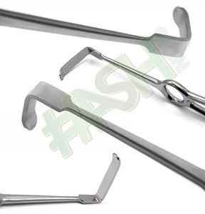 Langenbeck Retractor-55mm en forme de L Outil de rétraction des tissus mous en acier inoxydable Instrument chirurgical pour la rétraction des tissus mous - Product Image 6