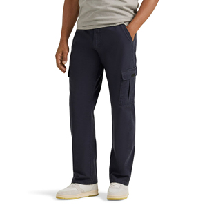 กางเกงผู้ชายกางเกงคาร์โก้สีดำขากว้างแบบสั่งทำกางเกงสตรีทแวร์กางเกงยีนส์ผ้าฝ้ายสไตล์สตรีทแบบหลายกระเป๋า - Product Image 1