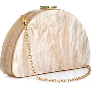 Cadeau de mariage d'anniversaire pour la mariée Pochettes en résine faites à la main Sacs à main par crescent crafts - Product Image 1