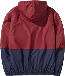 Veste d'extérieur décontractée pour homme, personnalisée, d'hiver, à capuche, coupe-vent, respirante, imperméable, en toile, col montant - Product Image 2