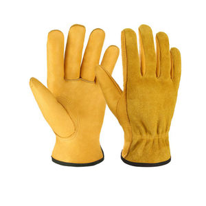 Guantes de seguridad de cuero y protección de manos para soldador-Guantes de trabajo duraderos para seguridad-OEM y ODM disponibles - Product Image 1