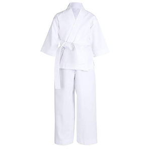 Wholesale Rate In Plus Size In Pure White Color Karate Uniform Best Selling Make Your Own Karate Uniform - Product Image 1