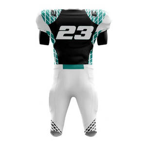 Uniformes de Fútbol Americano Personalizados con Estilo Único, Conjuntos de Uniformes de Fútbol Americano Transpirables de Secado Rápido, 100% Poliéster, Manga Corta - Product Image 2