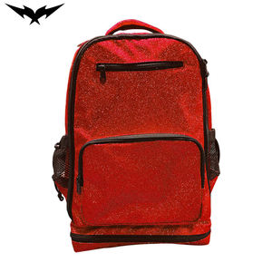 Sac à dos étanche à paillettes pour cheerleading, personnalisable avec logo d'équipe, sac à dos scolaire de haute qualité avec fermeture éclair pour étudiants - Product Image 4