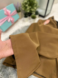 Ropa de mujer de corte recto de pierna ancha Falda Palazzo de longitud completa Pantalones largos con cremallera (Ajuste hasta 110Kg) Pantalones largos para mujer - Product Image 5