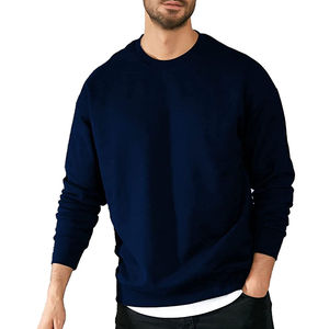Nueva llegada sudadera de algodón para hombre logotipo personalizado diseño superior servicios OEM cuello redondo para invierno sudadera 100% algodón polar - Product Image 6