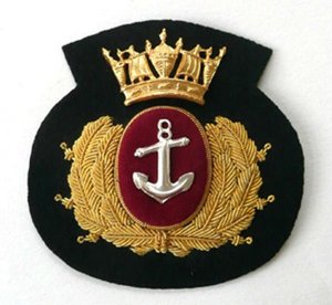 Insigne de broderie en fil métallique et lingots fait à la main personnalisé le plus exigeant insigne de tablier maçonnique directement de l'usine - Product Image 3