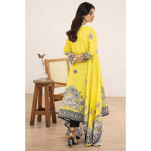 Camisa de Lino Estampada Khaddar Floral WGK-KDW-DP-3319, Elemento de Moda, 100% Lino - Product Image 3