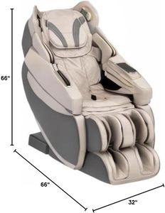 Fauteuil de massage complet, fauteuil de massage zéro gravité, fauteuil inclinable avec fonction de chauffage, modes automatiques, lecteur de musique Bluetooth, massage des pieds - Product Image 2