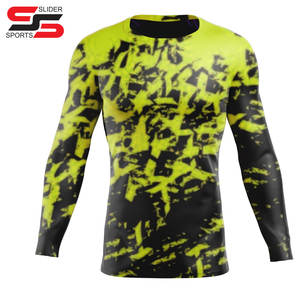 Protection contre les éruptions cutanées personnalisée légère pour hommes Protection solaire avec manches longues Surf et BJJ Logo personnalisé Baselayers - Product Image 1