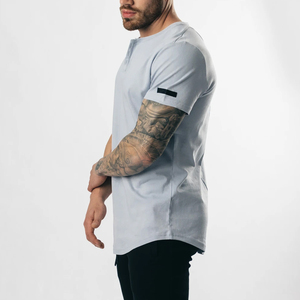 Camisetas personalizadas al por mayor con logotipo y estampado, 100% algodón, camisetas para hombre, camiseta lisa de verano, camiseta de manga corta - Product Image 4