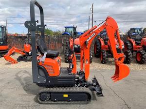 รถขุดขนาดเล็ก Kubota K008-3 แบบตีนตะขาบ ความจุบุ้งกี๋ 0.03 ลูกบาศก์เมตร รัศมีวงเลี้ยวสั้น รถขุด Kubota แท้ น้ำหนัก 1 ตัน - Product Image 1