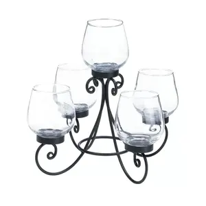 Bougie suspendue au mur, design vintage, fabriquée à la main, style arrière, support de bougie coupe-vent décoratif intérieur - Product Image 4