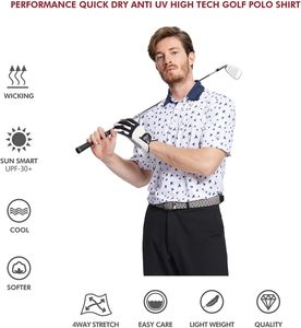 Polos informales de alta calidad OEM a precio de fábrica para hombre, Polo bordado transpirable de secado rápido a granel para Polo personalizado - Product Image 5