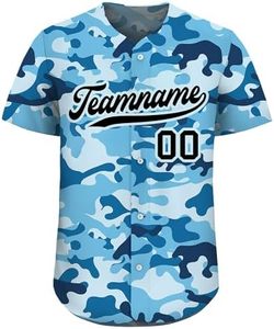 Jersey de béisbol y softbol de secado rápido 2024, conjuntos estampados transpirables para hombres y mujeres, ropa sublimada de softbol y béisbol - Product Image 1
