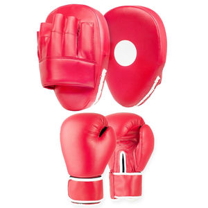 SUMROOS Gants de boxe en cuir 16oz avec logo personnalisé pour le Muay Thai Training Kickboxing Sparring Punching pour adulte - Product Image 4