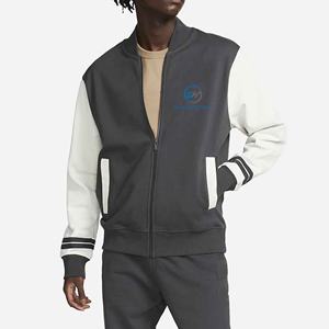 Blousons universitaires 2025 personnalisés avec logo, imprimé sur le devant, manches unies, style streetwear, pour hommes et femmes - Product Image 3