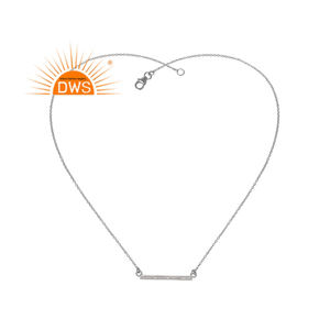 Collar con colgante de piedras preciosas Cz Natural de plata de ley más vendido, joyería personalizada para mujer, regalo para ella - Product Image 4