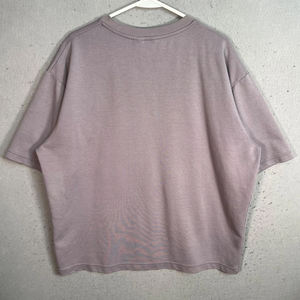 AIRism Camiseta de algodón de gran tamaño Media manga Ringer AIRism Camiseta de algodón de gran tamaño - Product Image 3