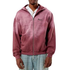 Sudaderas con Capucha para Hombre a la Moda, Lavado Ácido, 100% Algodón, con su Logotipo, Sudaderas con Capucha con Lavado Ácido, Personalizadas al por Mayor - Product Image 1