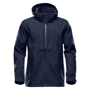Men's New Design Heavyweight Softshell Jacket with Detachable <b>Hoodie</b> Breathable and Warm Reversible Feature Fox <b>Fur</b> Pattern - Product Image 4