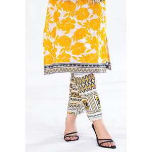 ชุดสูทผ้าลอนสีเหลืองแบบ 2 ชิ้นสำหรับผู้หญิง ไซส์พลัส XS-XL สวมใส่ได้ทั้งแบบลำลองและเป็นทางการ ระบายอากาศได้ดี มีซิป ความยาวระดับเข่า เหมาะสำหรับงานกลางวัน - Product Image 2