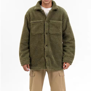 แจ็กเก็ตขนแกะ Sherpa พรีเมี่ยมสำหรับผู้ชายที่มีการออกแบบด้านในอบอุ่นและอเนกประสงค์เหมาะสำหรับทุกรูปแบบสบายๆหรือกลางแจ้ง - Product Image 1