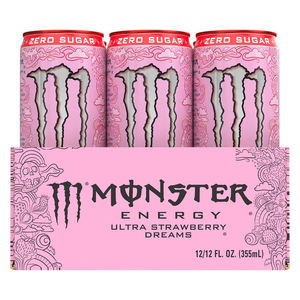 Bebida Energética Monster Strawberry Dreams – Bebida con Sabor a Crema de Fresa Sin Calorías - Product Image 4