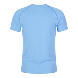 T-shirt à séchage rapide pour hommes Vente en gros personnalisé Impression unie 100 Sublimation 100% Polyester Blanc Sport Gym Run Quick Dry Fit - Product Image 2