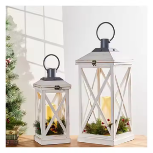 Hermosas linternas Venta caliente Candelabros de metal de estilo marroquí, pequeñas linternas de Casa ahuecadas para interior, boda y fiesta - Product Image 4