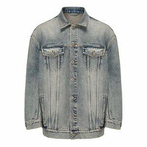 Veste en jean légère pour hommes meilleur produit vente à chaud veste en jean pour hommes au prix de gros avec logo personnalisé/couleurs - Product Image 1