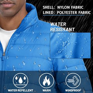 Venta al por mayor Casual Street Winter Crew Neck Puffer Jacket Custom Waterproof Down Puffer para los hombres transpirable Hecho en Pakistán - Product Image 4