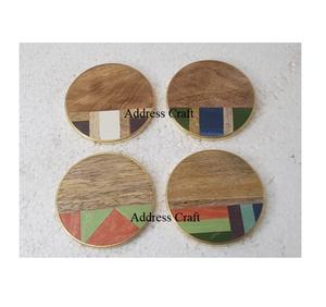 Wholesale <b>Price</b> <b>Resin</b> Coasters European and American Style <b>Epoxy</b> <b>Resin</b> Coasters Home and Kitchen Table Decoration <b>Resin</b> Coasters - Product Image 6