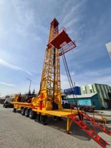 อุปกรณ์ขุดเจาะบ่อน้ำลึกลึก1000-1300-1500เมตรติดตั้งบนรถพ่วงพร้อมเครื่องยนต์ชั้นเดียว - Product Image 3