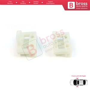 BWR1217-1 2 pièces Clips de réparation de lève-vitre Porte avant pour Cruze MK1 2008-2016 Volt MK1 2010-2015 95382556 Pièces automobiles Bross - Product Image 4