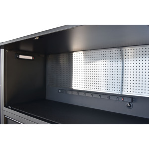 Banc de travail robuste, armoire à outils, rangement de garage, mécanicien, haute qualité, capacité de charge de 1133 kg, serrure à clé moderne, OEM/ODM CSPS - Product Image 4