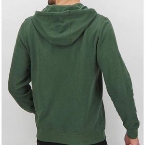 Lightweight 100% Cotton Breathable Men Zipper Hoodies Basics Cotton <b>Blended</b> Pocket Autumn Winter Customizable Color Size - Product Image 2