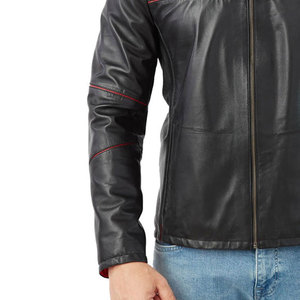 2025 vestes en cuir de mode pour hommes de conception à la mode/vestes en cuir personnalisées les plus vendues - Product Image 5