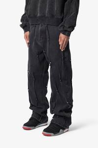 Pantalon baggy décontracté de nouveau design imprimé par OEM pour des vêtements de sport de haute qualité pour hommes, jogging, logo personnalisé vente en ligne - Product Image 2