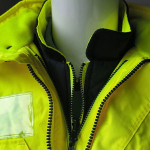 Veste de sécurité professionnelle personnalisée pour les travailleurs, design personnalisé avec fermeture éclair de haute qualité, poches pour outils de sécurité - Product Image 3