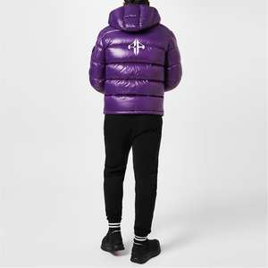 Servicio OEM \ ODM Venta de chaqueta de invierno con logotipo personalizado 100% poliéster transpirable impreso cremallera chaqueta acolchada por ATLANTIC - Product Image 5