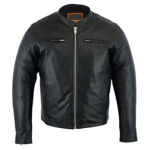 Chaqueta de Cuero para Hombre, Prenda Exterior de Lujo Inspirada en lo Último en Diseño, con Líneas Limpias, Textura Pulida y Aspecto Sofisticado - Product Image 6