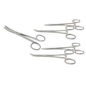 Kit de Pinzas de Cirugía de Tejidos Blandos Veterinarios de Acero Premium, Portaagujas, Tijeras, Pinzas SurgiRight, Certificación CE ISO13485 - Product Image 4