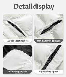 Veste matelassée pour homme, parka d'hiver imperméable, veste chaude et épaisse pour le ski - Product Image 6