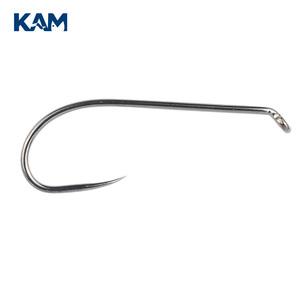 Anzuelo M4601 de acero de alto carbono para atado de moscas, tipo Stonefly Nymph Bugger Streamer, tallas 8 # -2 # - Product Image 1