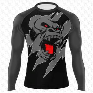 Upf 50 protection solaire protège-éruptions flexibles séchage rapide impression par sublimation personnalisée extérieur à manches longues protège-éruptions cutanées personnalisé - Product Image 1