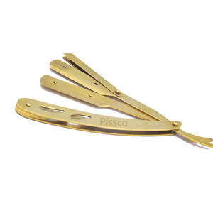 ซัพพลายเออร์ที่ดีที่สุด Pissco สำหรับมีดโกนหนวดและกำจัดขน มีดตัดผมสำหรับร้านตัดผม อุปกรณ์ซอยผม มีดโกนคมตรง สแตนเลสสตีล - Product Image 6